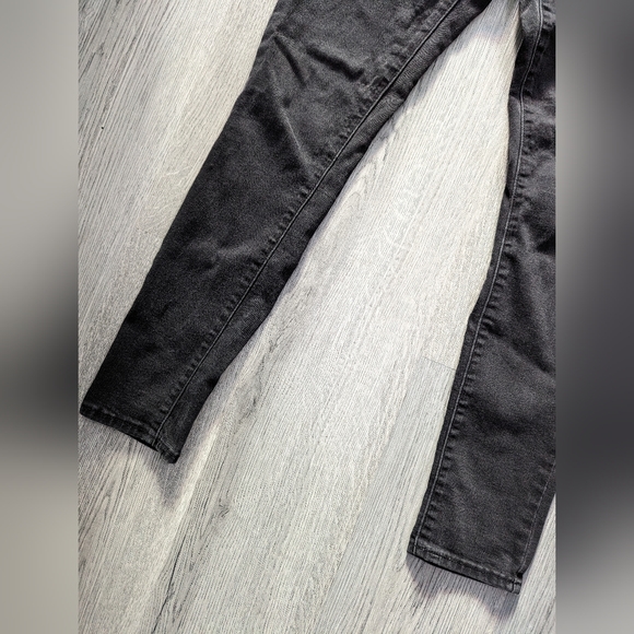 Levi's black denim 311 skinny shaping jeans size 28 alternative goth - Picture 4 of 11